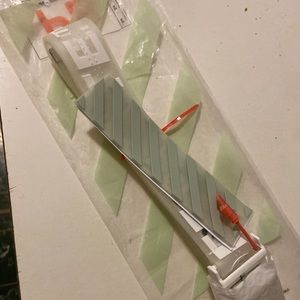 Transparent off white belt